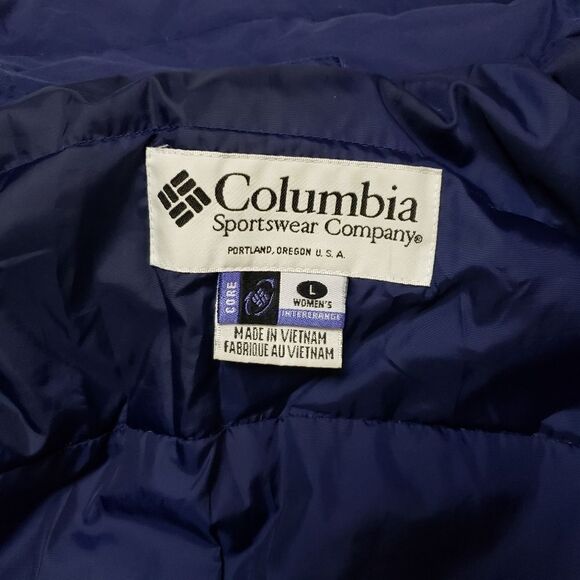 Down Columbia Quilted  Jacket down filled puffer coat / jacket Large - Picture 3 of 16